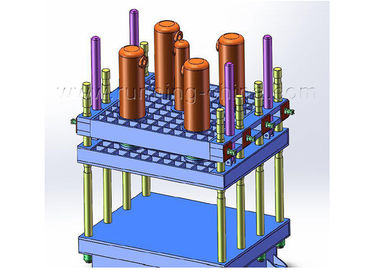 Type de pilier machine en caoutchouc de vulcanisateur de plat de 600 T traitant la machine de presse