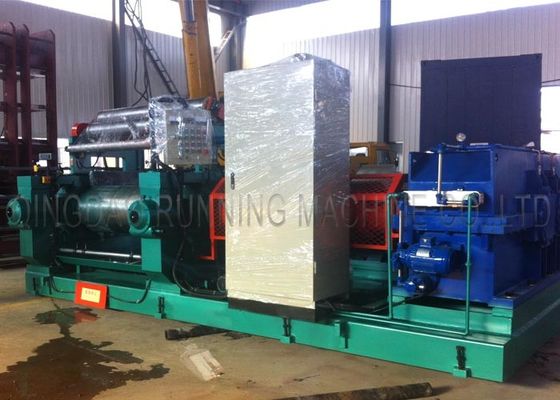 qualité  Open Type 610mm Two Roller Rubber Mixing Mill Machine With Stock Blender usine